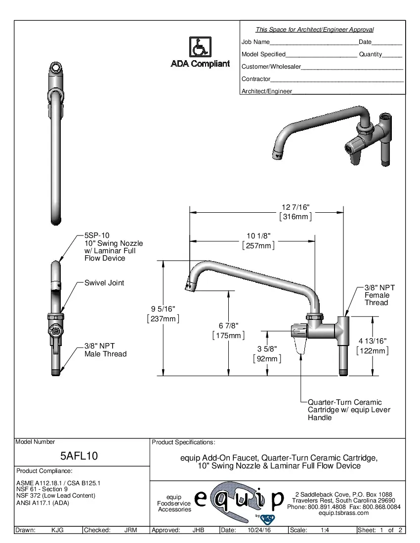 t-s-brass-5afl10-pre-rinse-add-on-faucet-chrome-plated-specsheet-260726y7g9hz.pdf