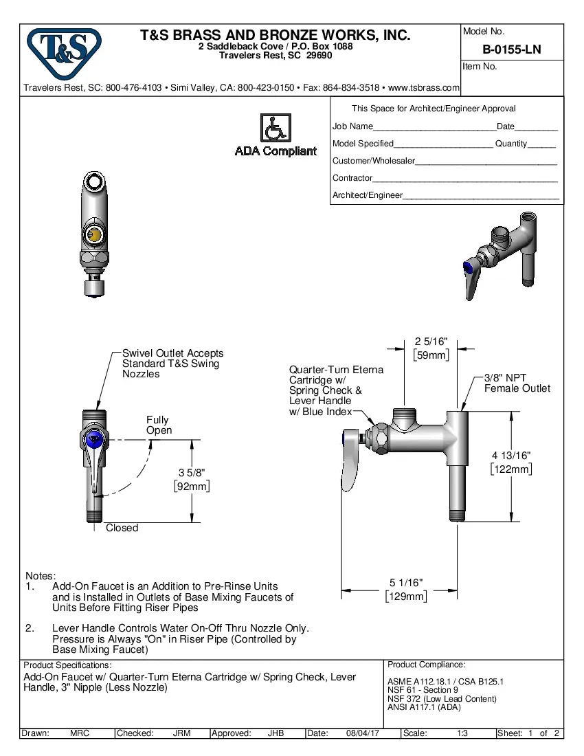 t-s-brass-b-0155-ln-pre-rinse-add-on-faucet-chrome-plated-specsheet-260726eskn0l.pdf