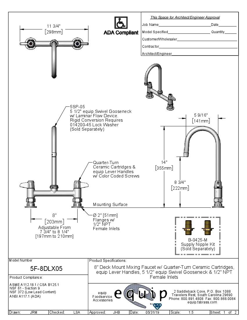 t-s-brass-5f-8dlx05-faucet-deck-mount-chrome-plated-specsheet-260726fe6dpx.pdf