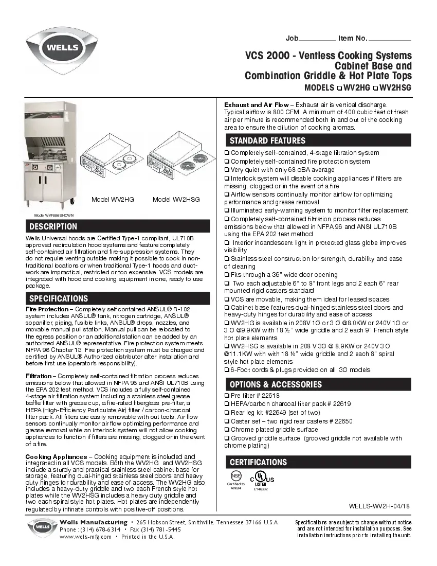 wells-wv-2hg-range-ventless-electric-specsheet-260503ga3gmc.pdf