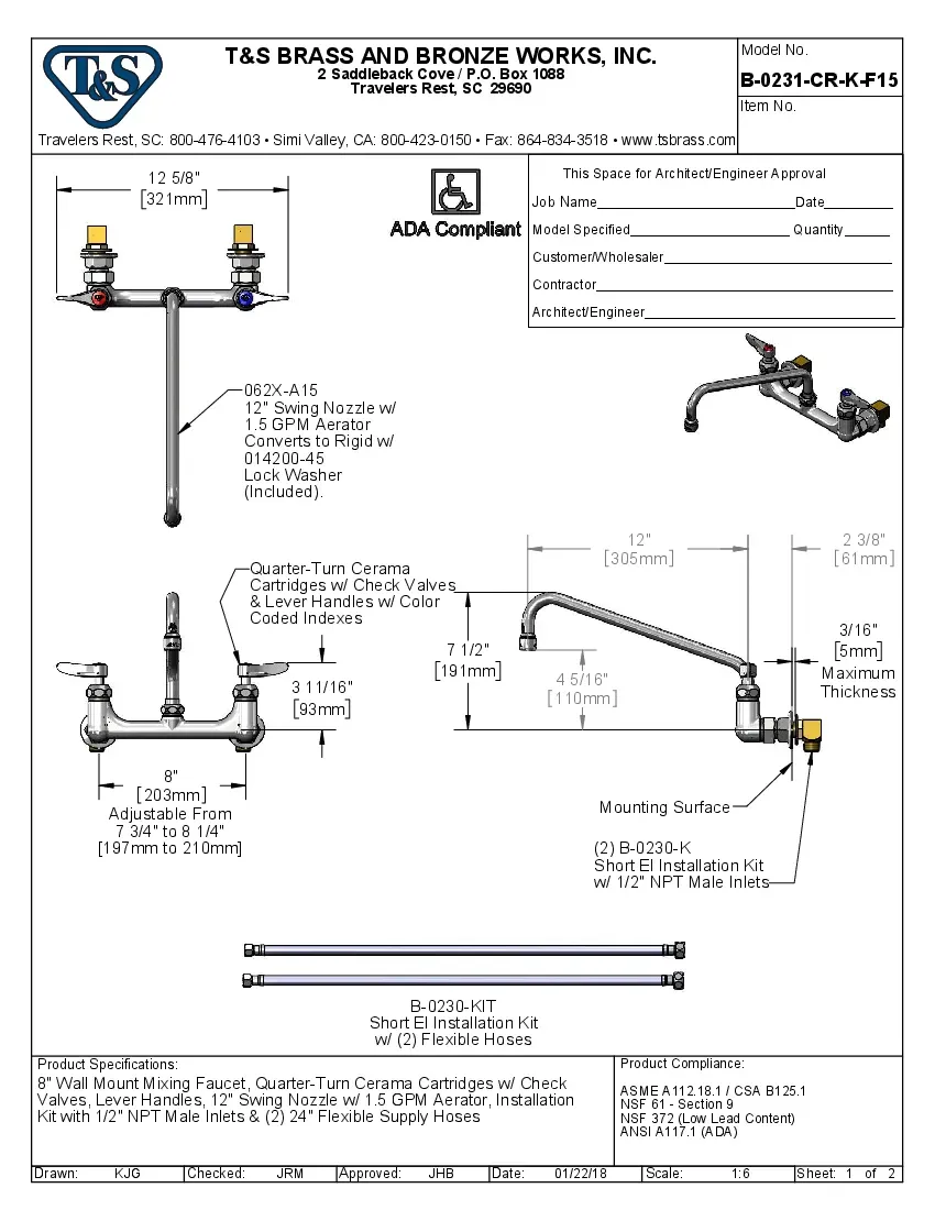 t-s-brass-b-0231-cr-k-f15-faucet-wall-splash-mount-chrome-plated-specsheet-260726vf436t.pdf