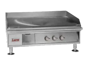 Lang Manufacturing 9K-124TM_208V_1PH, Griddle, Electric, Countertop, 208V, Heavy Duty, 24" W