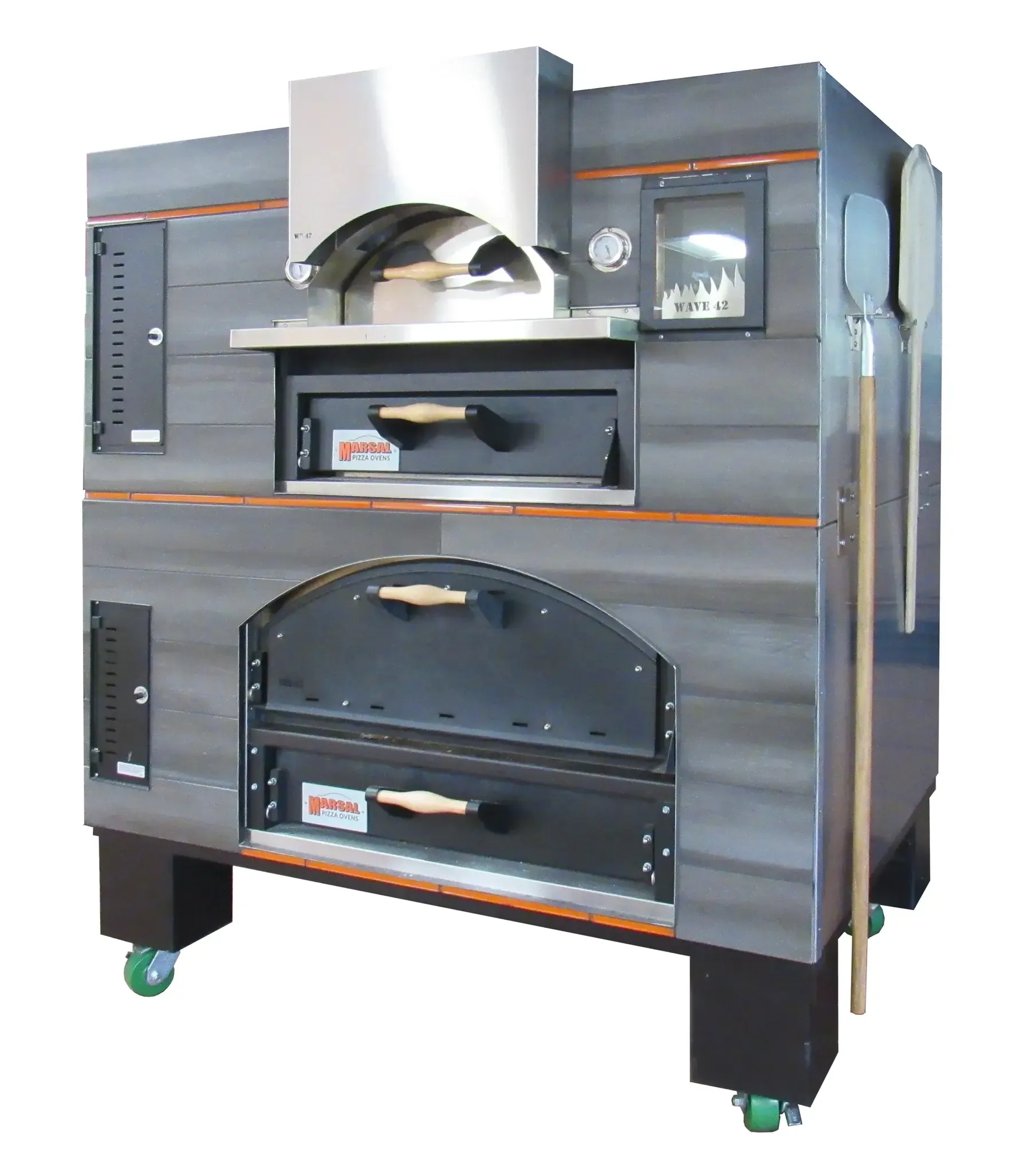Marsal Ovens WF-42/MB-42, Pizza Oven, Deck-Type, Gas, 120V, Liquid Propane, 42" W