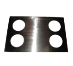APW Wyott , Four 2-1/2 qt Insets, Adapter Plate