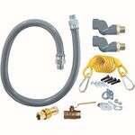 Dormont Manufacturing , RG100S60, Gas Connector Hose Kitw/Dbl SwivelMax