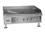 Lang Manufacturing 9K-124TM_208V_1PH, Griddle, Electric, Countertop, 208V, Heavy Duty, 24" W
