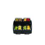 San Jamar , BDS2483NL, Bar Condiment Holder
