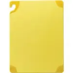 San Jamar , CBG912YL, Cutting Board, Plastic