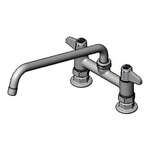 T&S Brass , 5F-6DLS12A, Faucet, Deck Mount