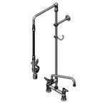 T&S Brass , B-0121-12-CRBJ, Pre-Rinse Faucet Assembly, with Add On Faucet