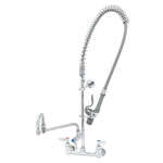T&S Brass , B-0152-CR-C-TEE, Pre-Rinse Faucet Assembly, with Add On Faucet