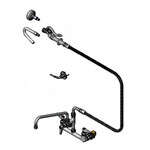 T&S Brass , B-0175-60H-QDSV, Faucet, with Spray Hose