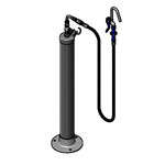 T&S Brass , B-0196, Kettle Filler Stanchion