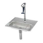 T&S Brass , B-1230-12, Glass Filler Station with Drain Pan