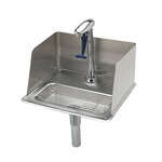 T&S Brass , B-1235, Glass Filler Station with Drain Pan