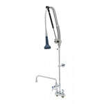 T&S Brass , B-5110-12CRB8TP, Pre-Rinse Faucet Assembly, with Add On Faucet