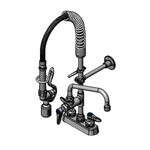 T&S Brass , MPJ-4CLN-08-CR, Pre-Rinse Faucet Assembly, with Add On Faucet